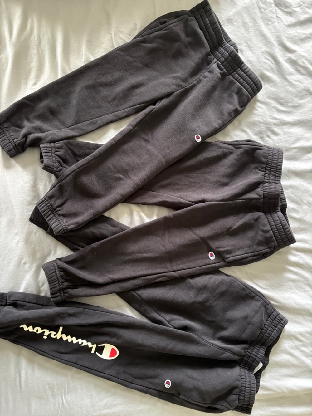 Champion Kids' Black Fleece Jogger Pants
